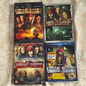 Pirates of the Caribbean DVD and Blu-Ray
